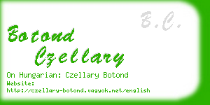 botond czellary business card